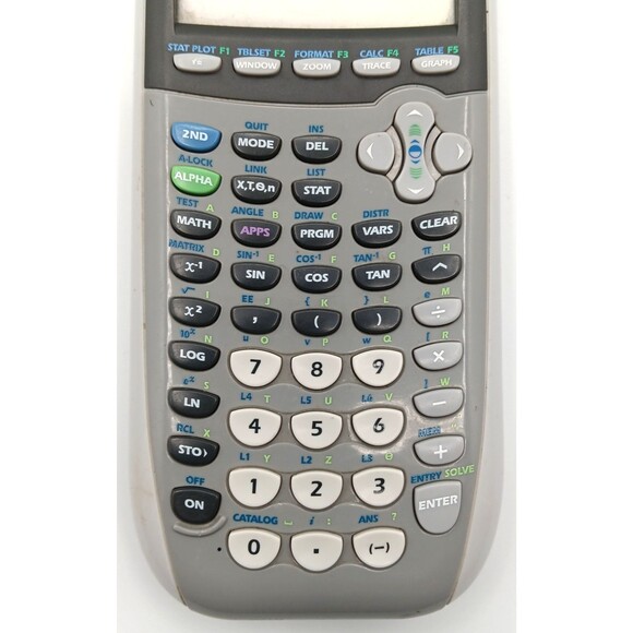 Texas Instruments TI-84 Plus Silver Edition Graphing Calculator FOR PARTS REPAIR - Picture 3 of 7